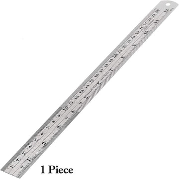 12 Inch Ruler,30CM Ruler with Centimeters and Inches, stainless steel Measuring Tools