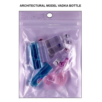 Inkarto architecture miniature products Architectural Model Vodka Bottle - 8Pcs