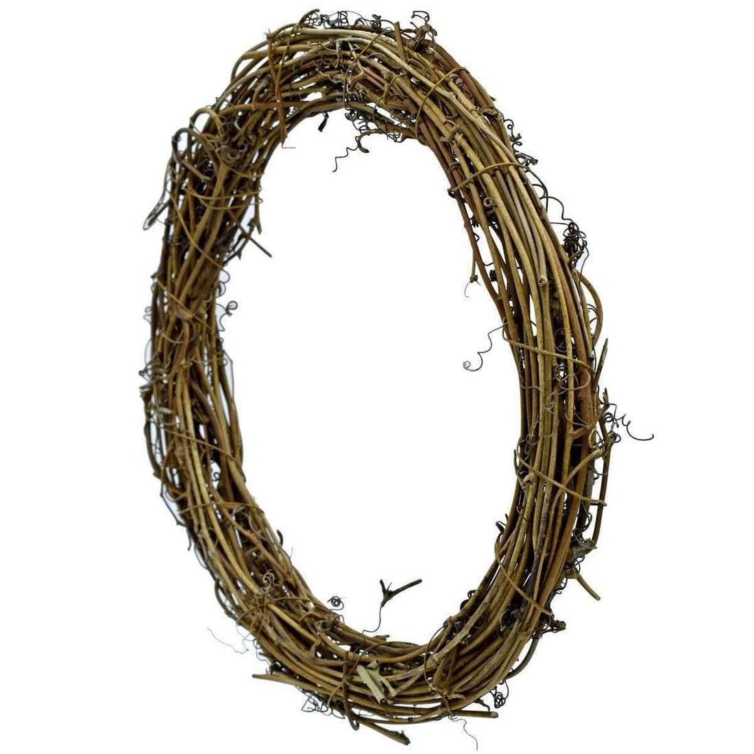 Inkarto Arts & Crafts Natural Handmade Grapevine Wreath 20cm – Perfect for Crafting and Decor ( 8 inch )