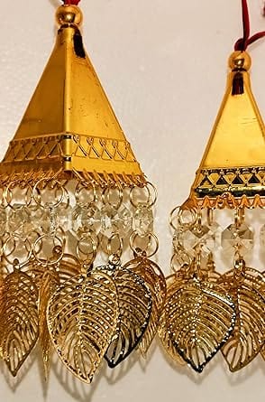 Inkarto Balloon & Party Products Temple Hanging Jumar Lights - Perfect for Indoor, Outdoor Wedding, Living Rooms, Deepawali Home Decoration, Christmas, Ganpati Decorative Lights (Contain 1 Unit, Temple)