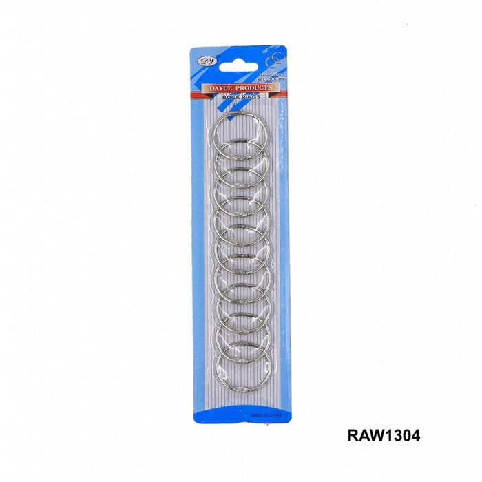 Book Ring Card Set - 32mm, 9 Pieces for Organizing and Securing Documents