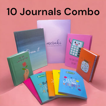 Inkarto Cake Topper Inspirational Diaries Combo Set - A5, B6, A6, Mini Journal, Pocket Diaries