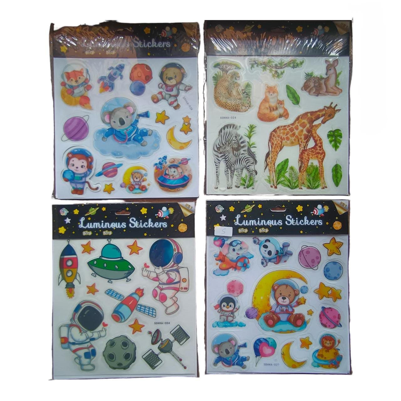 Inkarto Cartoon & Cosmic Creature Stickers Wonderland I Pack of 1 I