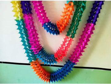 Reusable Party Streamers Garland - Multicolor, 3 or 2 Meters (Contain 1 Unit)