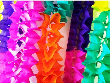 Reusable Party Streamers Garland - Multicolor, 3 or 2 Meters (Contain 1 Unit)