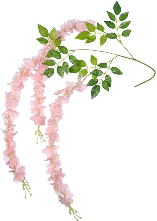 Inkarto Decoration Supplies Wisteria Artificial Flower Hanging, Wedding, Decoration ( pack of 1 )