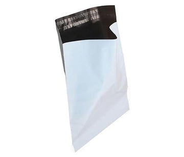 Tamper Proof Courier Bags Envelopes Plastic Polybags 10 x 14 Inches 60 Micron Without POD with Seal Adhesive Closure for Shipping Packaging and Packing