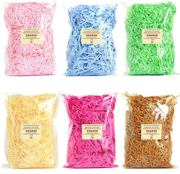 Inkarto Shred Paper Grass I Pink Colour Cool Craft I  Pack of 65 grams