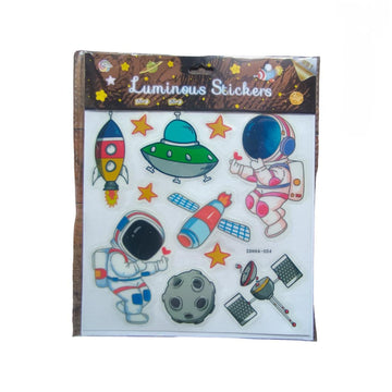 Inkarto Space Stickers Cartoon & Cosmic Creature Stickers Wonderland I Pack of 1 I