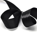Jaferjee kikabhai unwala-9819311488 Premium 1.5 inch double faced satin ribbon (Pastel color)-  BLACK