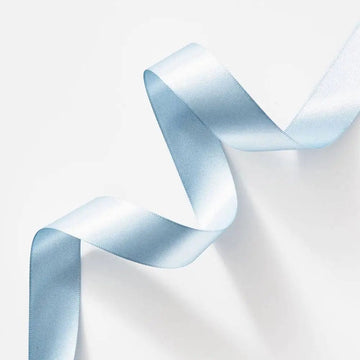 Premium 1.5 inch satin ribbon (Pastel color) -Sky blue