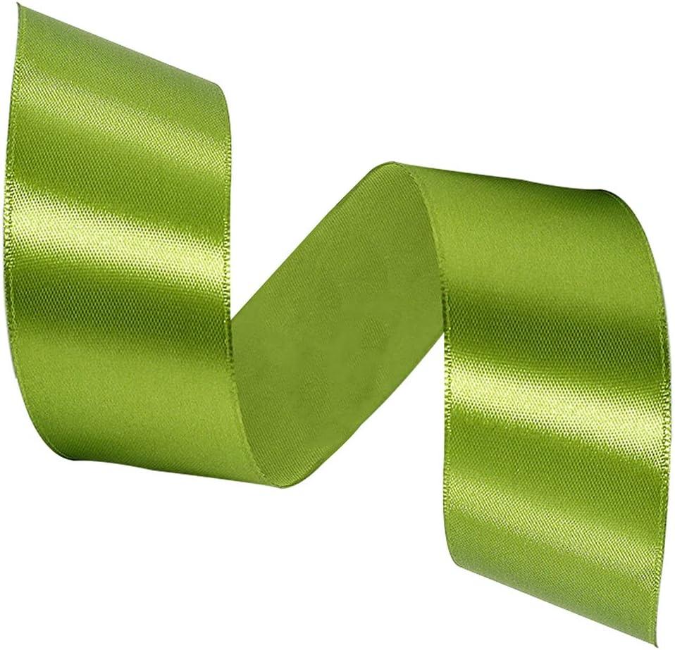Jaferjee kikabhai unwala-9819311488 ribbon Premium Pastel double faced satin ribbon (1.5 inch)- Olive Green