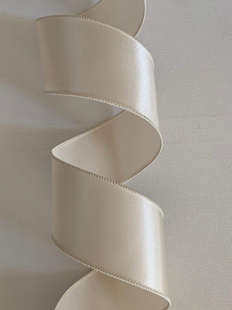 Jaferjee kikabhai unwala-9819311488 ribbons Premium satin ribbon (1.5 Inch) - Champagne