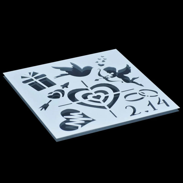 Jags Drawing Stencil Plastic 6x6 1Pcs 9 No JSP6X6-9