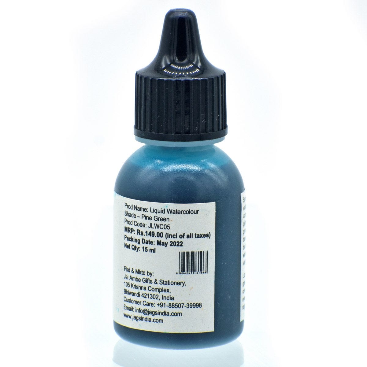 jags-mumbai Paint & Colours Jags Liquid Watercolour 15ML Pine Green JLWC05