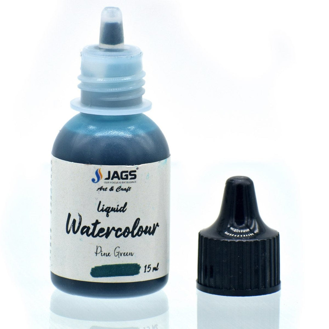 jags-mumbai Paint & Colours Jags Liquid Watercolour 15ML Pine Green JLWC05