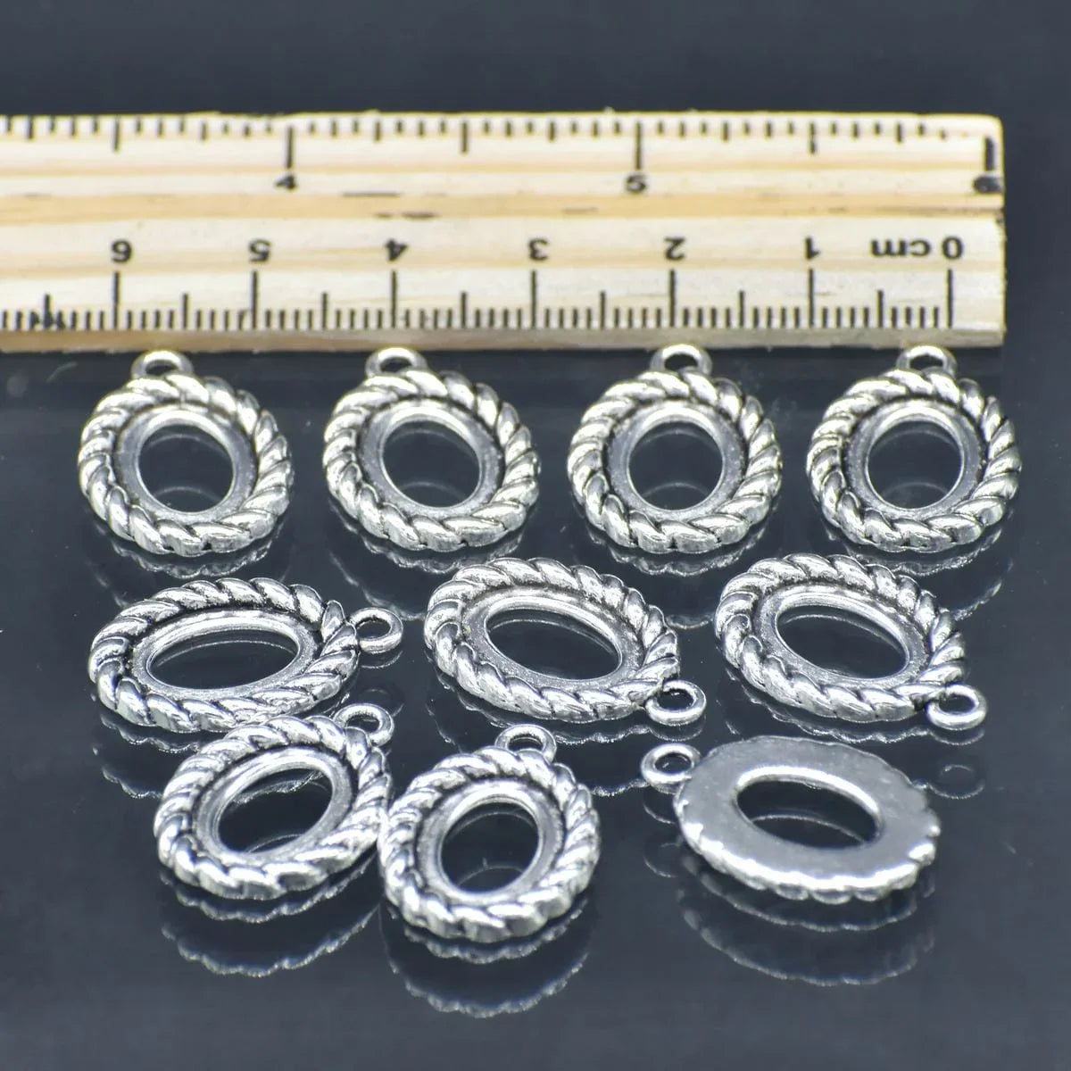 jags-mumbai 1 Craft Metal Embellishment Metal Craft Fitting 10 Pics MC-4490