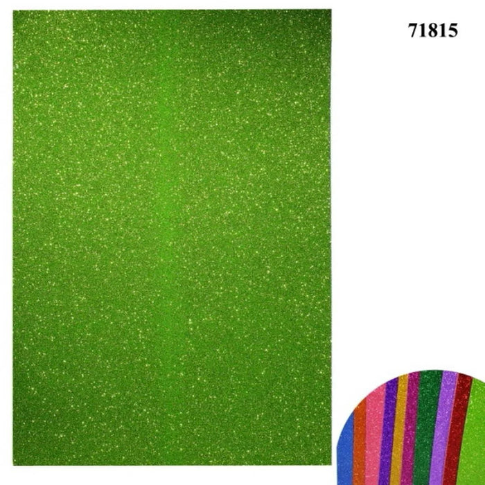 A4 Glitter Foam Sheet With  Stick Multi 10Sheet 71815