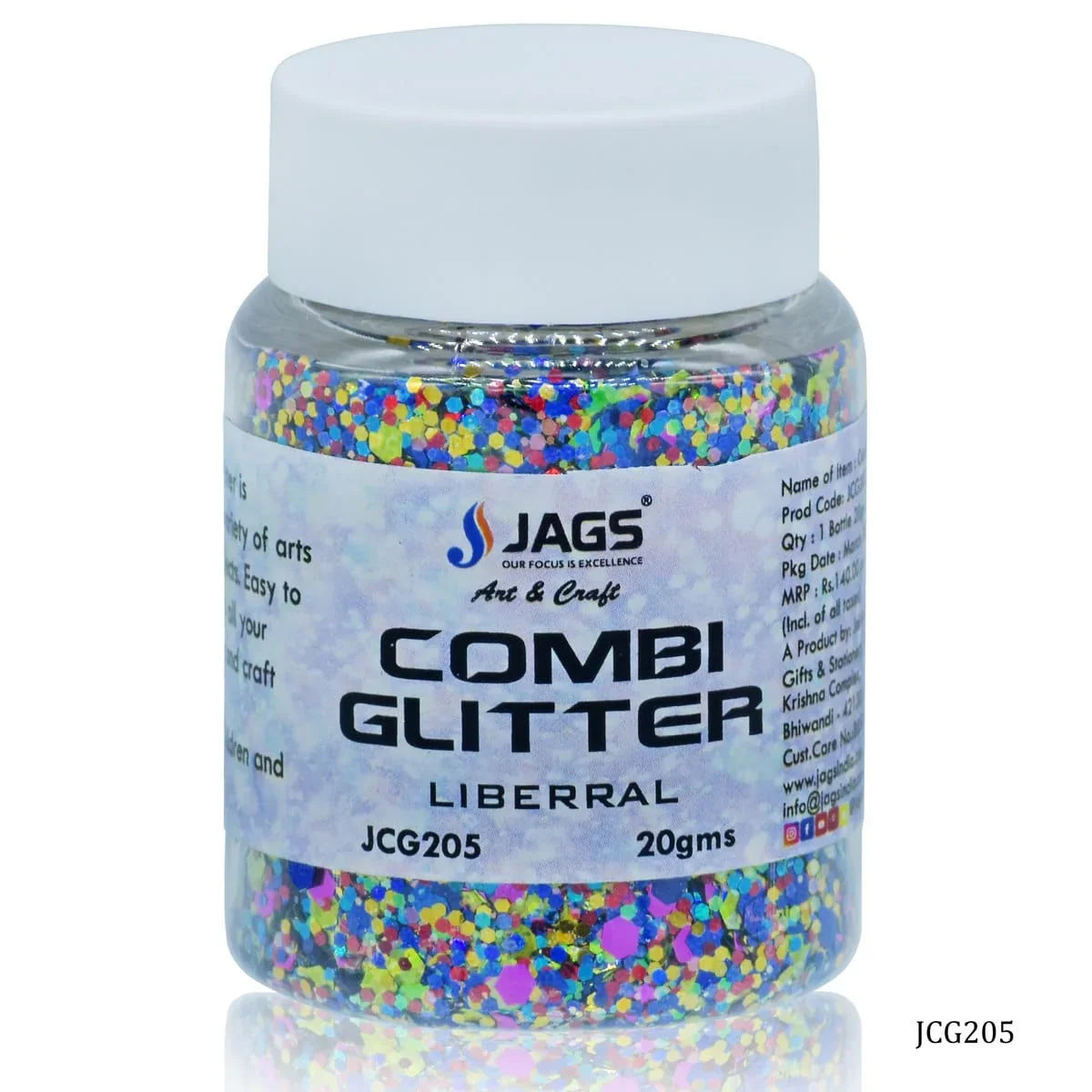jags-mumbai 1 Glitter Powder Jags Combi Glitter 20Gsm Liberral JCG205