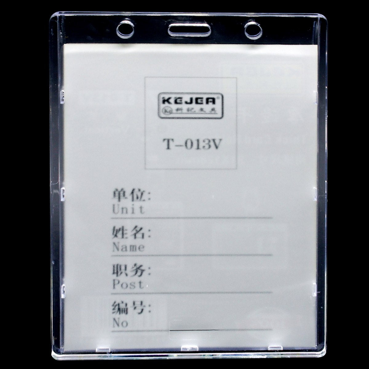 jags-mumbai 1 Id Card Holder And Name Badges Batch Vertical Card Holder B7 T-013V