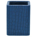 jags-mumbai 1 Leather Pen Stand Leather Pen Stand Square Crocodile Blue Tumbler LPSS05