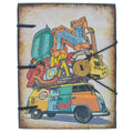 jags-mumbai 1 Notebook Handmade Note Book On The Road Bus Trip 7X5 JKF278