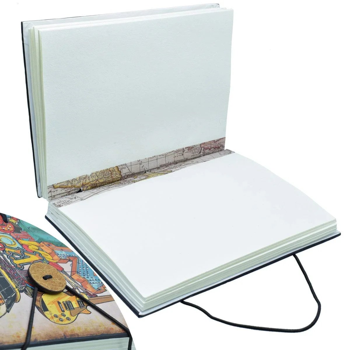 jags-mumbai 1 Notebook Handmade Note Book On The Road Bus Trip 7X5 JKF278