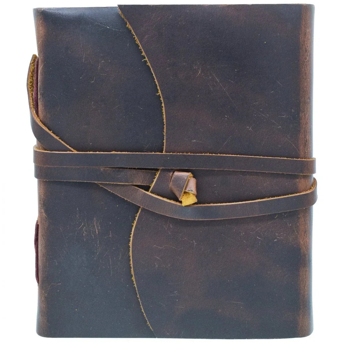 jags-mumbai 1 Notebook Handmade Note Book Suede Tie Up 20cmX15cm JKF196