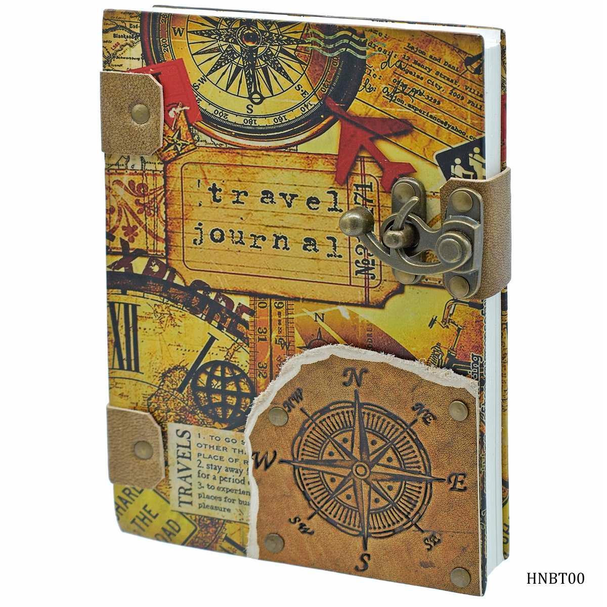 jags-mumbai 1 Notebooks & Diaries Handmade Note Book Travel Journal Coptik JKF253 8X6 HNBT00