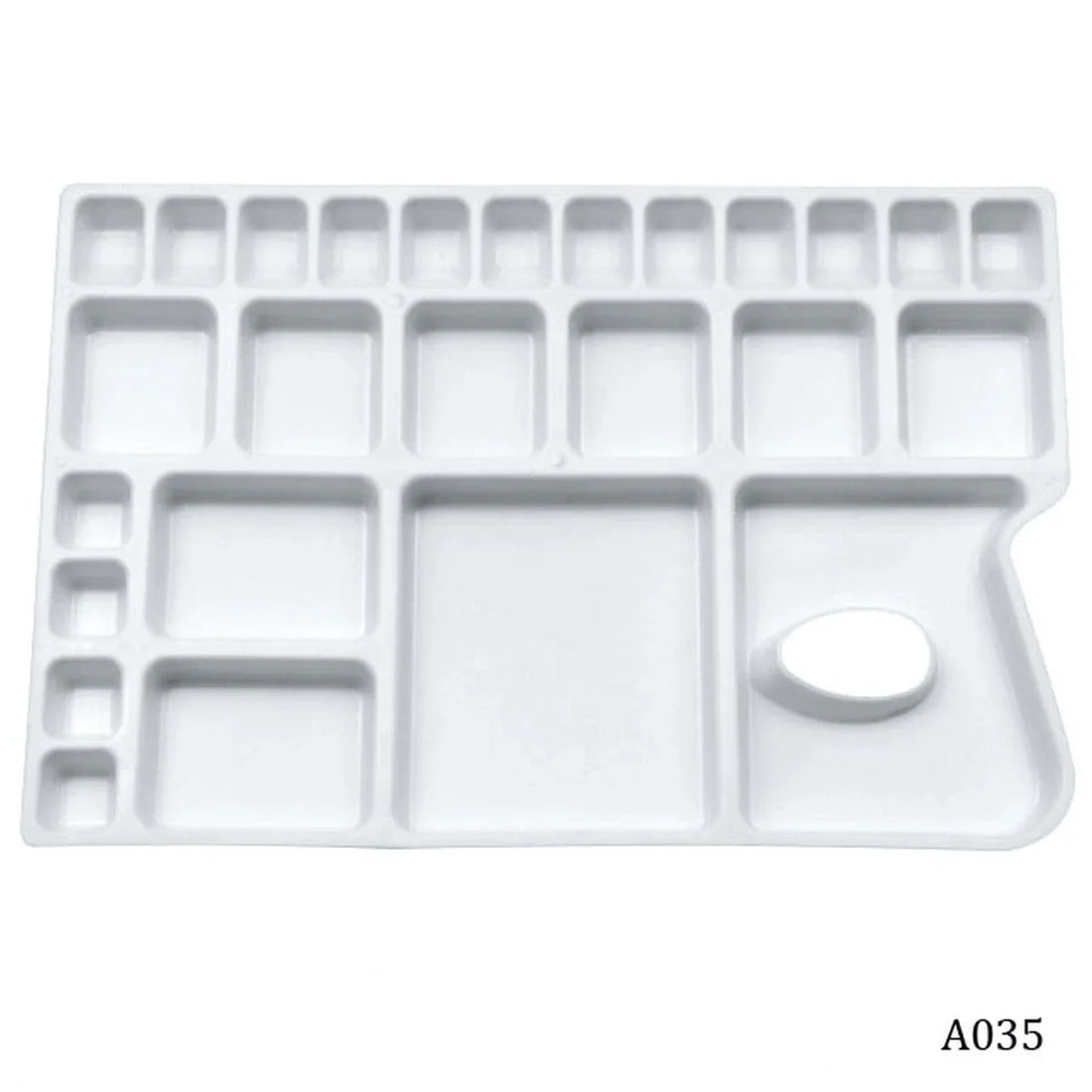 Colour Mixing Plate Rectangle Large A035