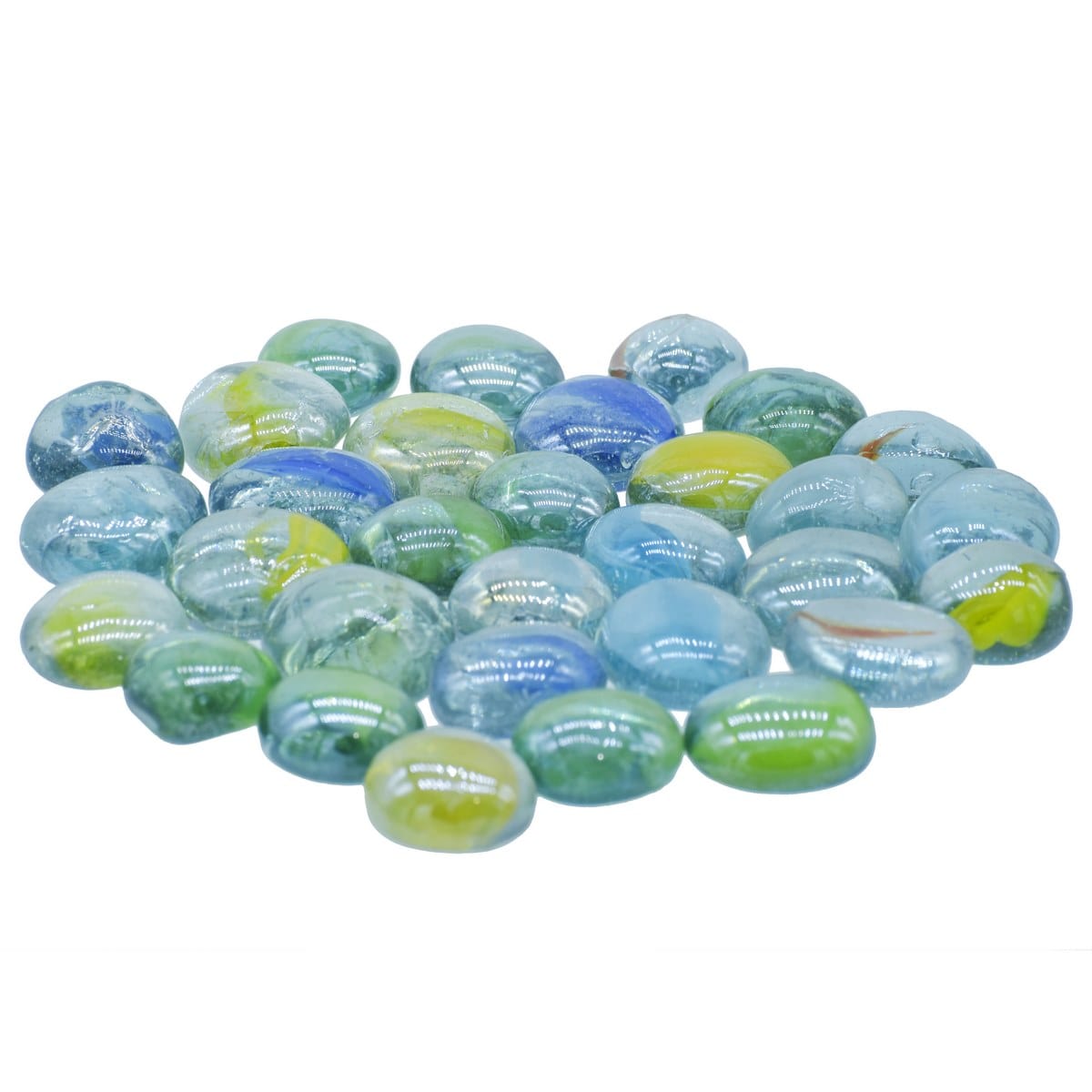 jags-mumbai 1 Resin Stone And Glass Chips Jags Glass Pebbles 250Gms Crystal White Stone Colour JRPS04