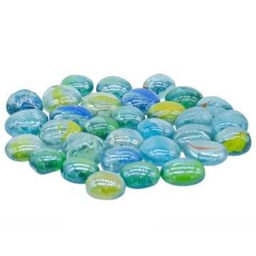 jags-mumbai 1 Resin Stone And Glass Chips Jags Glass Pebbles 250Gms Crystal White Stone Colour JRPS04