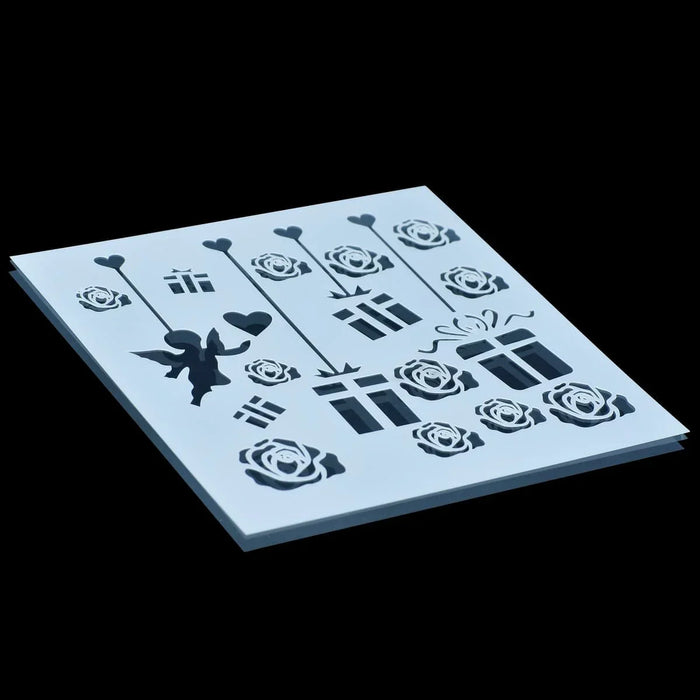 Jags Drawing Stencil Plastic 6x6 1Pcs 7 No JSP6X6-7
