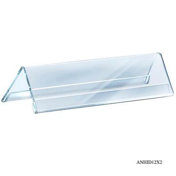 Acrylic Name Holder 2mm ID 12 INCH V 12X2 ANHID12X2