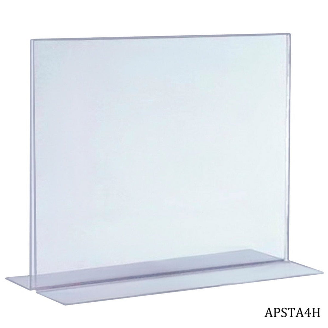 jags-mumbai Acrylic Display Stands Clear and Minimal: The Acrylic Paper Stand for Sleek and Simple Displays 3mm T A4 horizontal