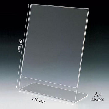 jags-mumbai Acrylic Display Stands Clear and Minimal: The Acrylic Paper Stand for Sleek and Simple Displays