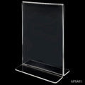 jags-mumbai Acrylic Display Stands Compact and Convenient: The Acrylic Paper Stand for A6 4x6-sized Documents and Photos