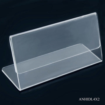 Professional and Personalized: The Acrylic Name Holder 2mm for Identifying and Branding 4x2
