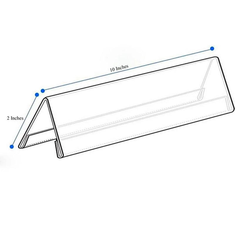 jags-mumbai Acrylic Display Stands Professional and Personalized: The Acrylic Name Holder 2mm for Identifying and Branding V 10x2