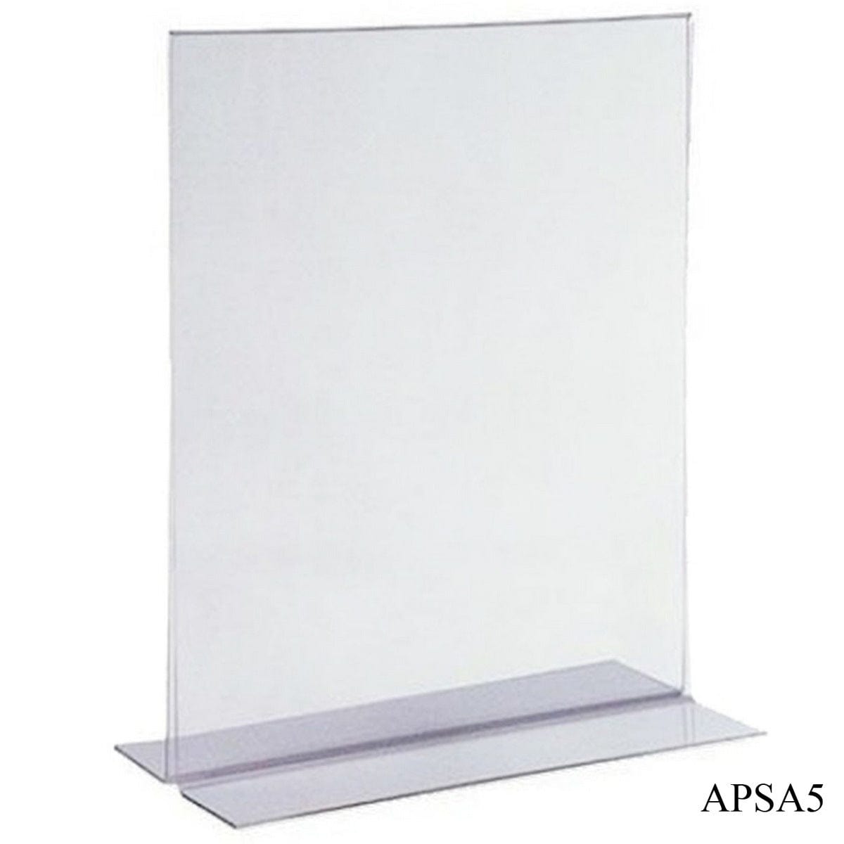 jags-mumbai Acrylic Display Stands Sleek and Modern: The Acrylic Paper Stand for A5-sized Documents and Photos 2mm T A5 6x8.5