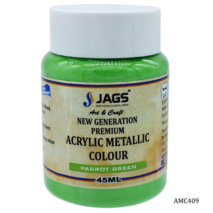 Acrylic Metallic Colour 45Ml Parr Green Code 501 AMC409