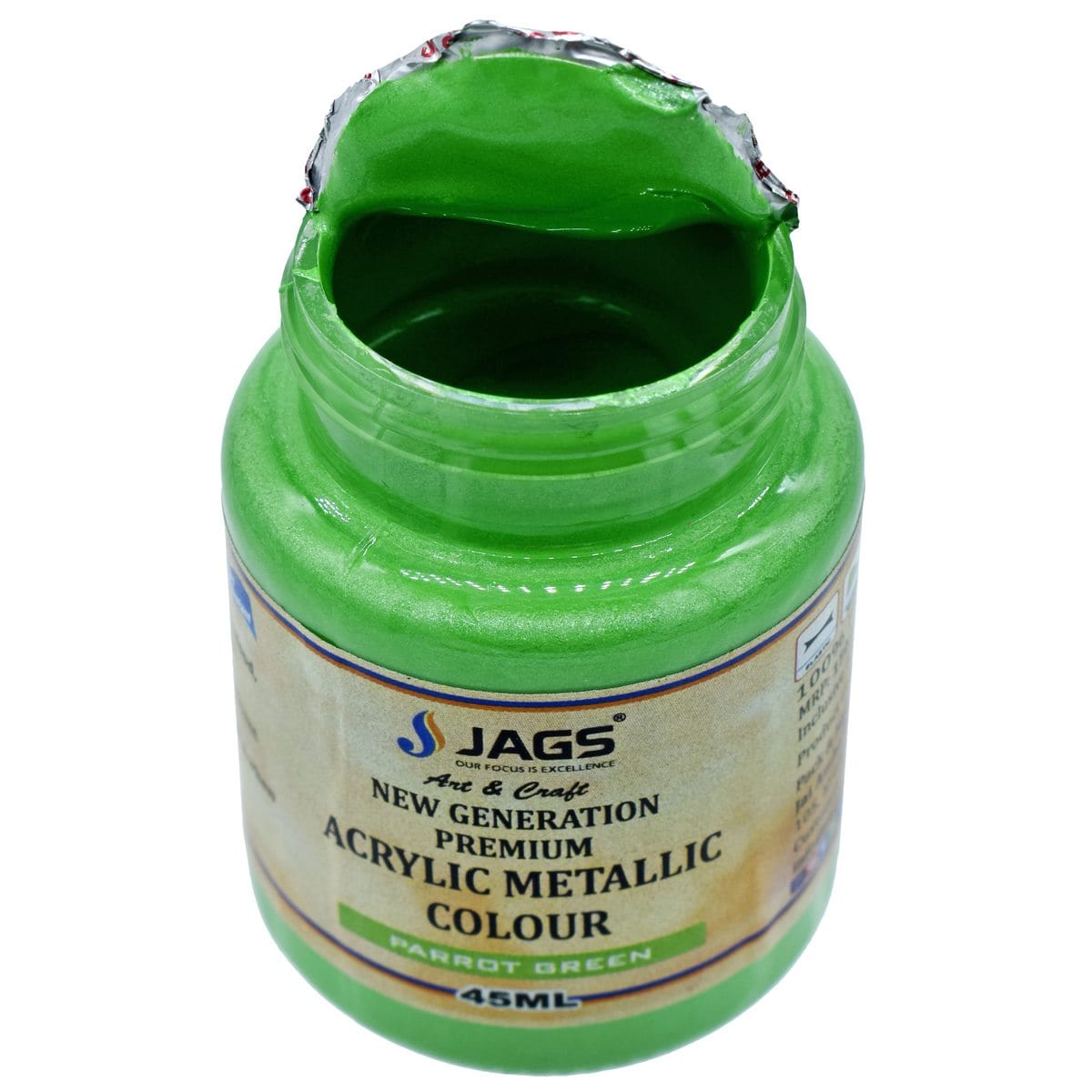 jags-mumbai Acrylic & Glass Colours Acrylic Metallic Col 45Ml Parr Green Code 501 AMC409