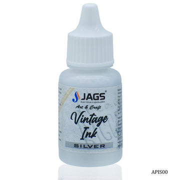 jags-mumbai Acrylic & Glass Colours Acrylic Painter Ink Silver 15 ML