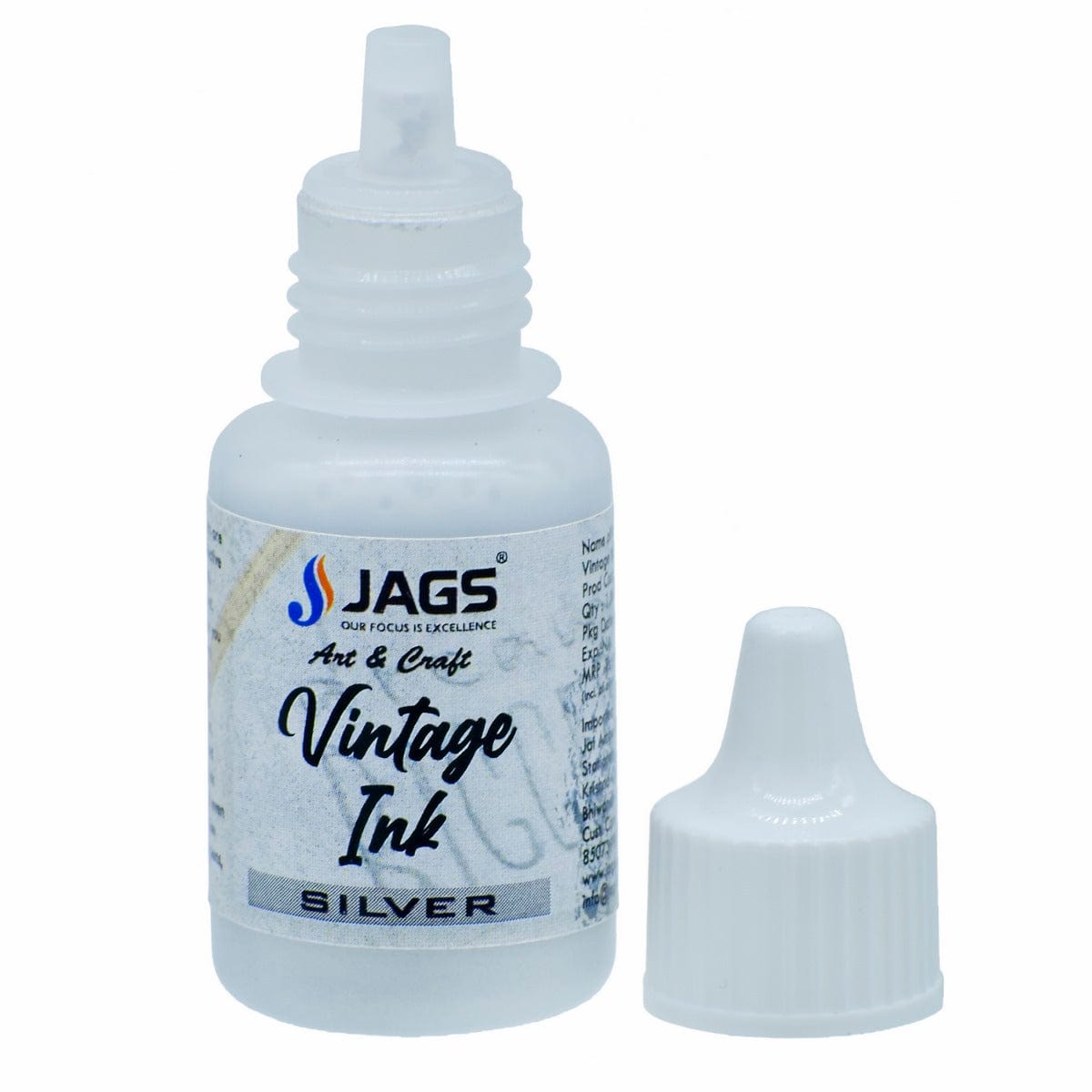 jags-mumbai Acrylic & Glass Colours Acrylic Painter Ink Silver 15 ML