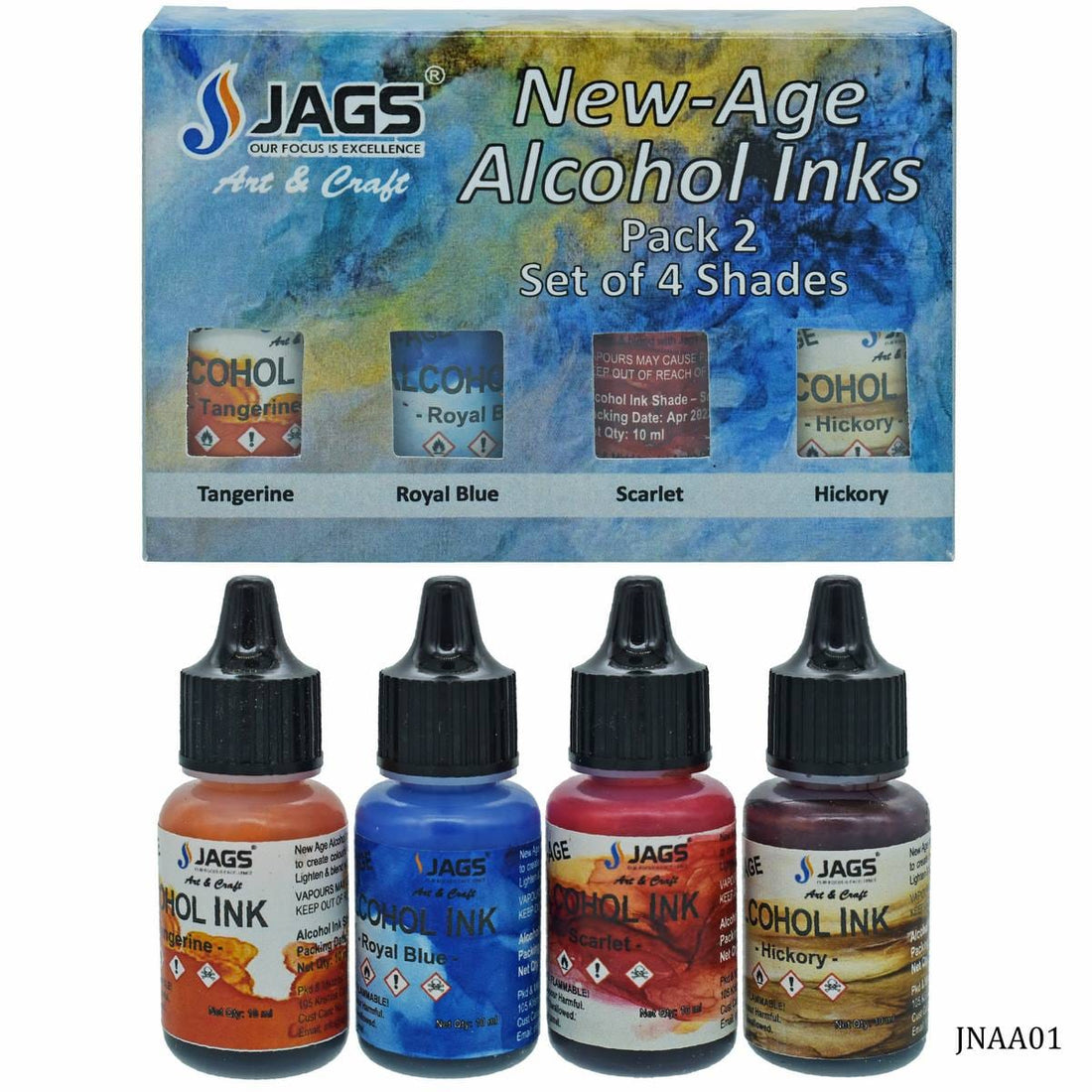 jags-mumbai Alcohol Ink Jags New Age Alcohol Ink Mini Pack SetOf4 JNAA01