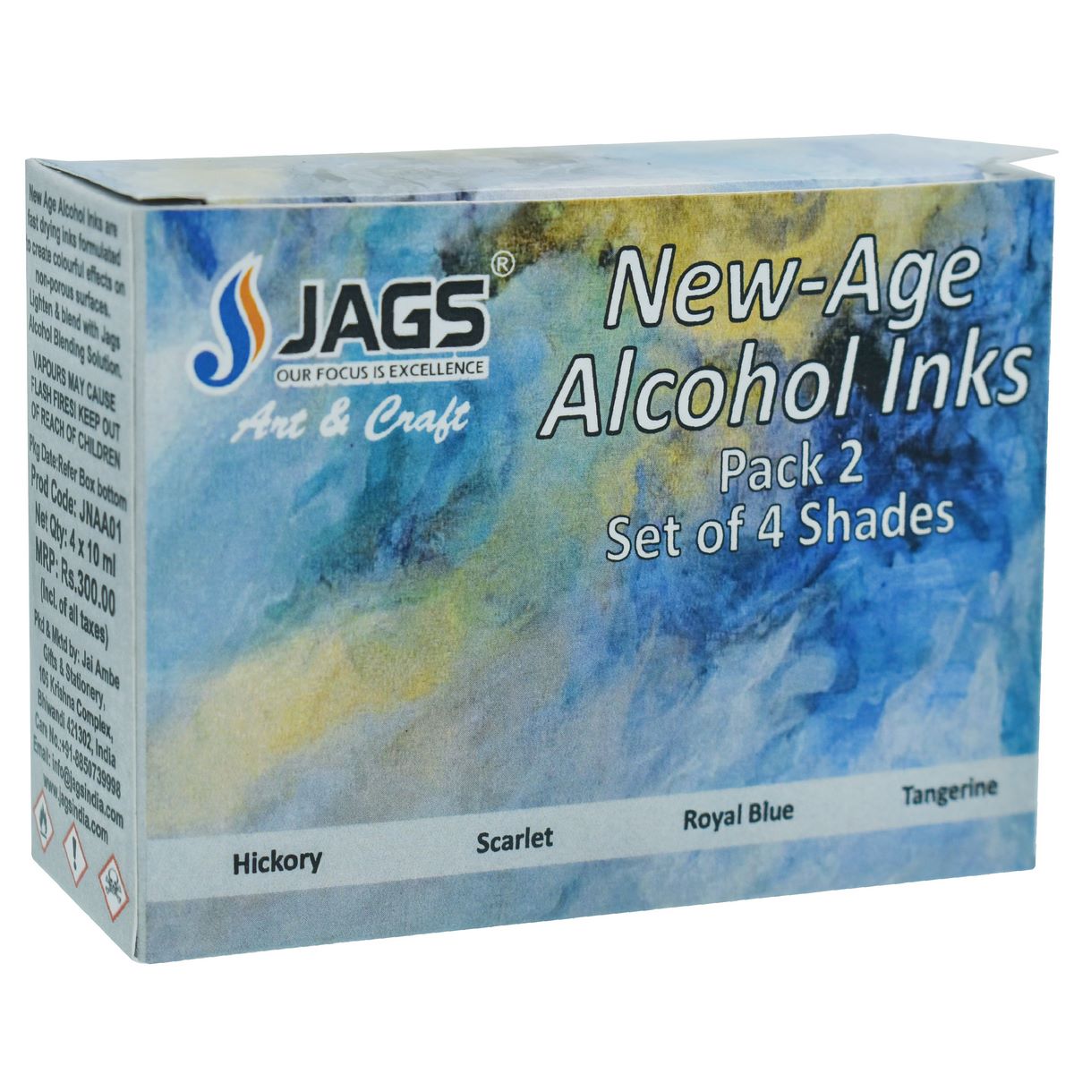 jags-mumbai Alcohol Ink Jags New Age Alcohol Ink Mini Pack SetOf4 JNAA01