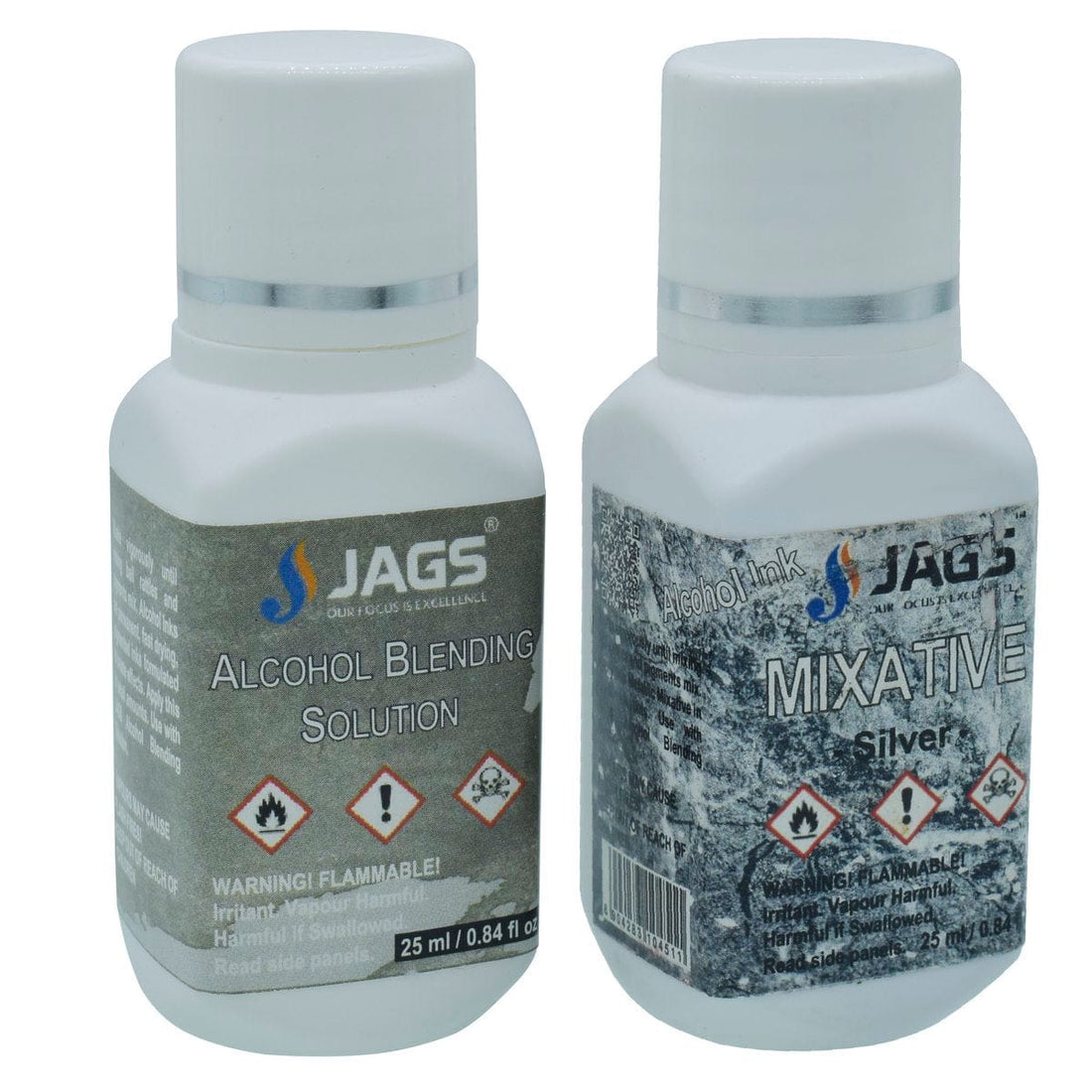 jags-mumbai Alcohol Inks Alcohol Ink Mixative 25ML Silver AI2MS00