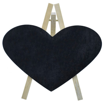 Mini Heart Blackboard with Stand