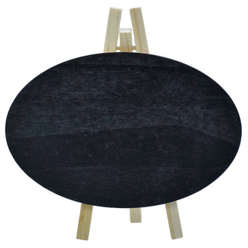 Mini Oval Blackboard with Stand