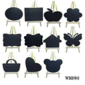 jags-mumbai All Kinds Boards (white,notice,black,slate) Wooden Black Board With Stand Meduim WBBW0